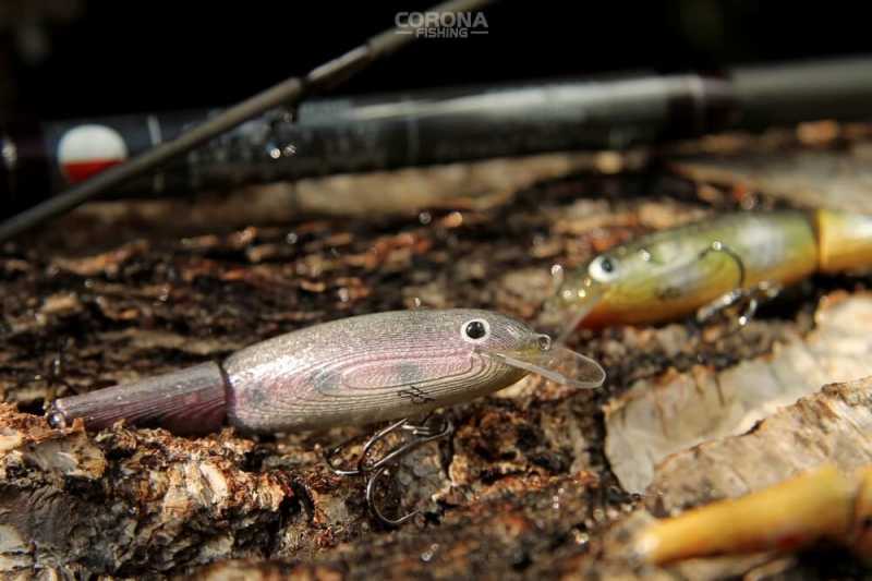 wobler łamany na pstrąga